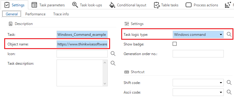 Windows command task