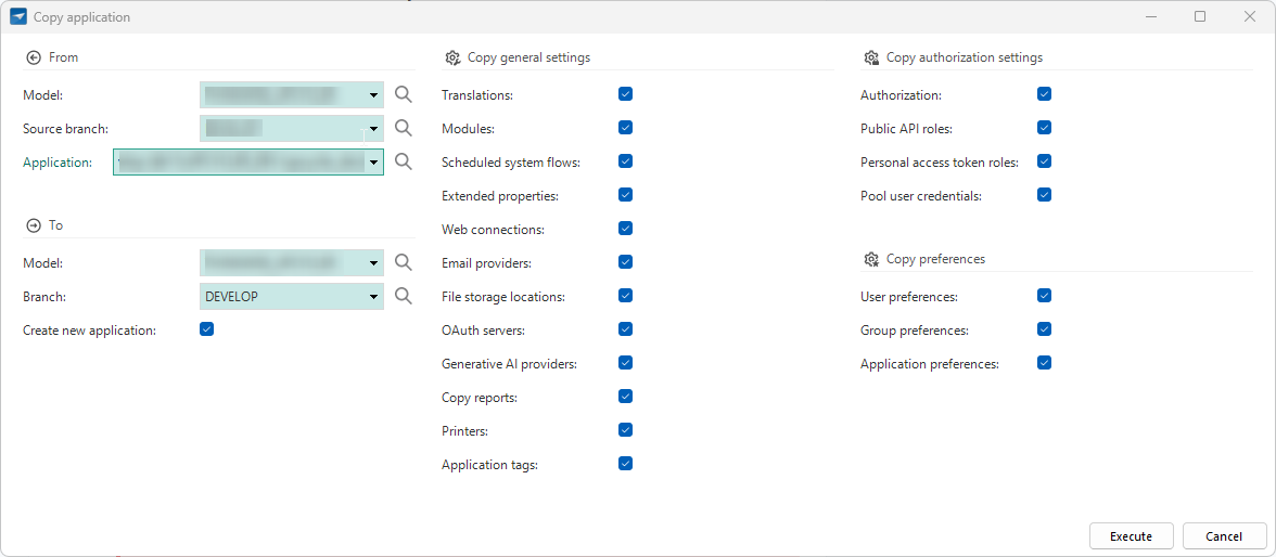 copy application
