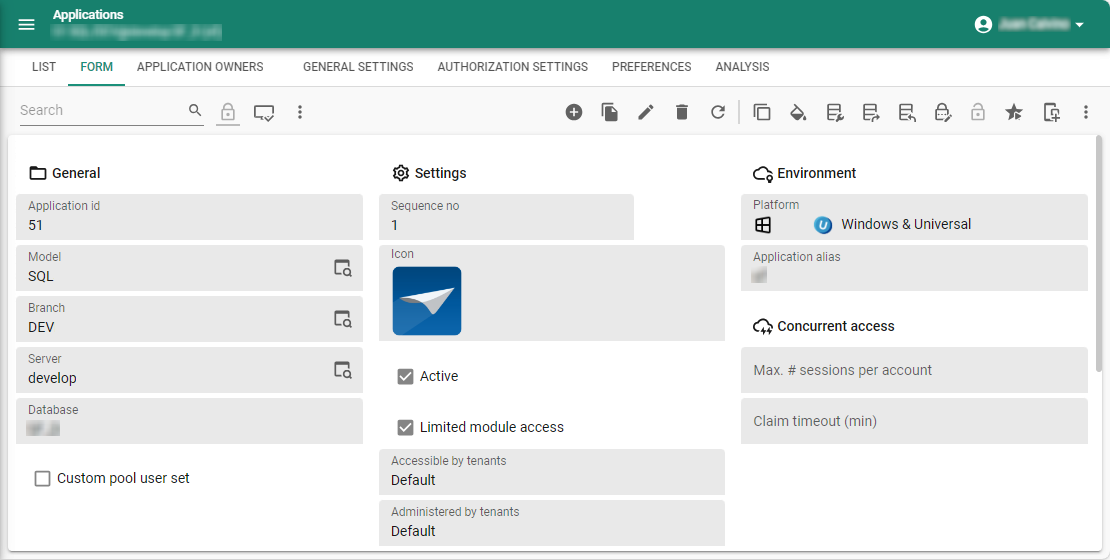 Enable module authorization
