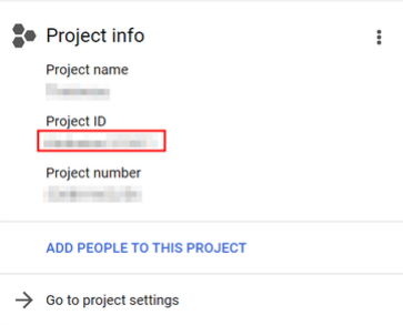 project id