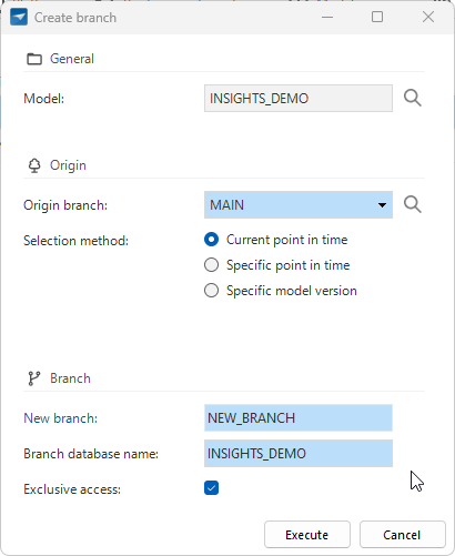 Create branch
