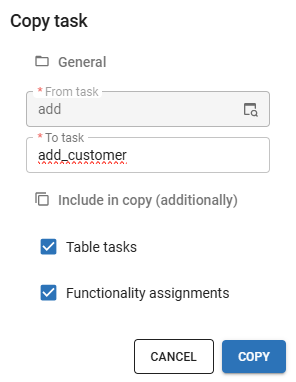 copy task