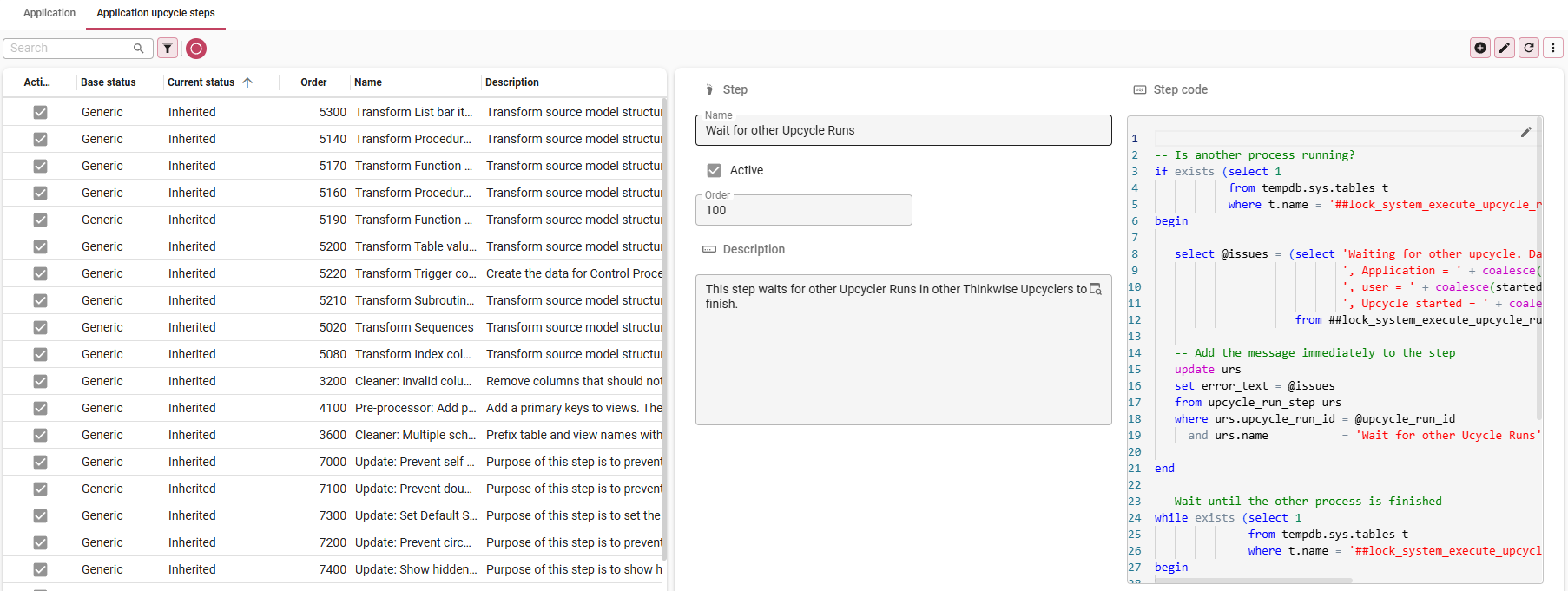application upcycle steps