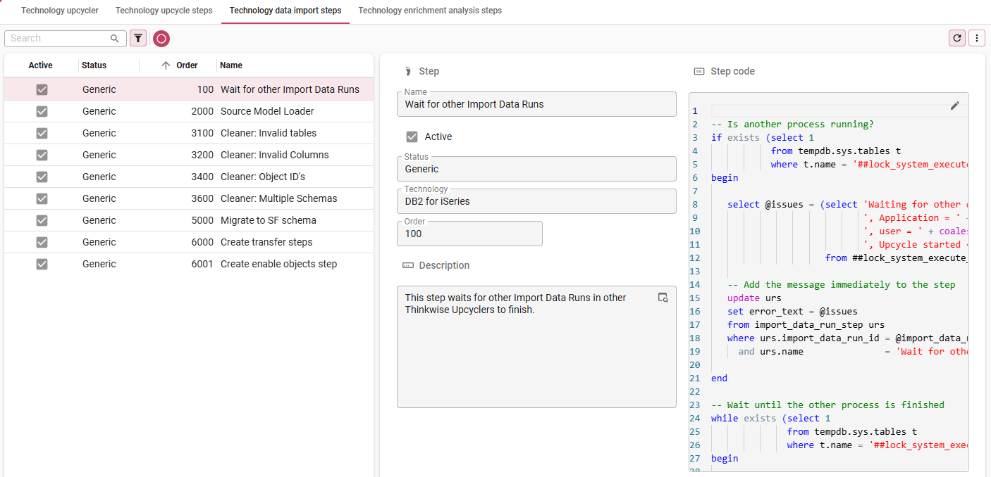 technology data import steps